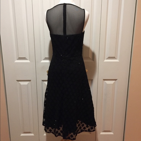 JS Boutique~Illusion Fit and Flare Cocktail Dress - Picture 3 of 8